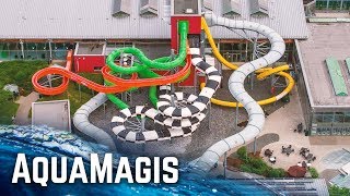 ALL WATER SLIDES at AquaMagis Plettenberg 2018 Version [upl. by Dugald]