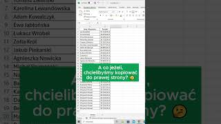 ⚡ Skróty Ctrl  D i Ctrl  R w Excelu  Kopiuj szybciej ⚡ excel exceltips kursexcel [upl. by Nyer]