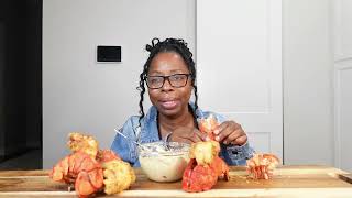 ADDRESSING THE NEGATIVITY AND MOVING FORWARD LOBSTER TAIL MUKBANG [upl. by Dnomad]