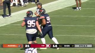 Bucknell at VMI Football Game Football Highlights 972024 [upl. by Tymon]