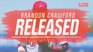 Former Giants shortstop Brandon Crawford released by Cardinals  NBC Sports Bay Area [upl. by Frantz876]