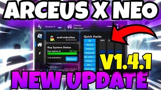 ROBLOX ARCEUS X NEO NEW UPDATE v141 🧊 Arceus X New Update Latest Version  Arceus X Atualizado [upl. by Hanyaz852]