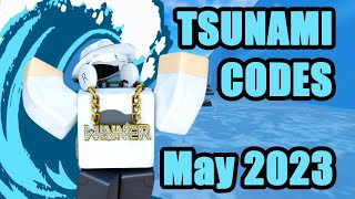 Roblox Tsunami Game All Codes May 2023 [upl. by Einnad]