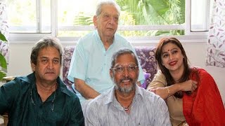 Natsamrat Nana Patekar Met The Real Natsamrat DrShreeram Lagoo [upl. by Inahs]