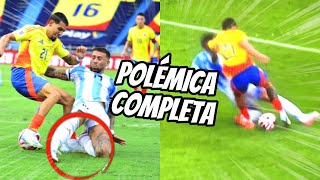 LO QUE NO VISTE de las POLÉMICAS de ARGENTINA vs COLOMBIA  Penal de OTAMENDI y JULIÁN [upl. by Eilraep]