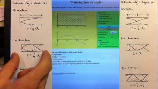 Stående longitudinella vågor [upl. by Airotkciv499]