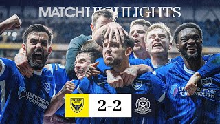 Spoils Shared 🤝  Oxford United 22 Pompey  Highlights [upl. by Veats]