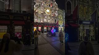 Bond Street Christmas lights 2024 London [upl. by Gerianne]