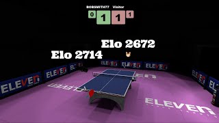 Eleven Table Tennis Best of 3 Match Highlights [upl. by Goda]