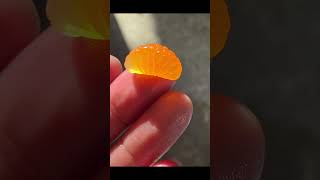 Agate Orange Carving Process agate jewelry art crystals necklace [upl. by Ellek]