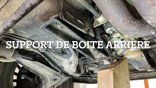 Golf 1 cabriolet Karmann 18 DX 🔧 Changement support moteur [upl. by Robson]