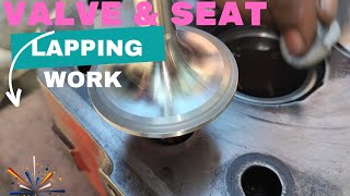 How to Cylinder head Valve Lapping work [upl. by Delbert]