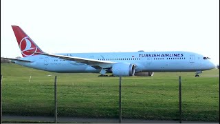 Plane Spotting at Birmingham Airport BHX  Incl Turkish 787 amp Antonov AN12 [upl. by Tore]