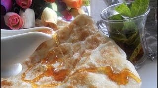 Crêpes feuilletées Msemens  مسمن  Morrocan pancakes [upl. by Martynne]