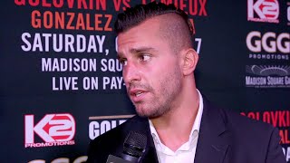 David Lemieux on GGGs hype quotHes just another fighter Cotto amp Canelo are not middleweightsquot [upl. by Airat]