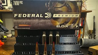 7mm PRC  Federal Premium 175gr ELDX  Kelbly’s Nanook  Athlon ARES ETR 45x30x56  Nightforce [upl. by Farrow285]