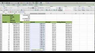 How to build an Amortization table in EXCEL Fast and easy Less than 5 minutes [upl. by Argent]