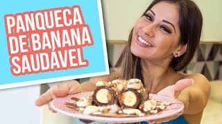 PANQUECA DE BANANA SAUDÁVEL GordicesSaudáveis [upl. by Kettie474]