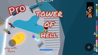 Playing Tower of hellpro👾Roblox [upl. by Anielram]