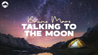 Bruno Mars  Talking To The Moon  Lyric Video [upl. by Nannette556]