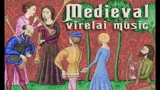 Medieval Music on Salterio  Ancient music virelai by Alex Dorohoff [upl. by Gweneth]