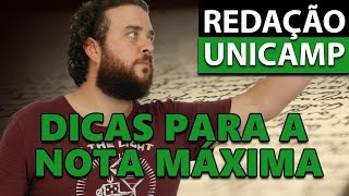 REDAÇÃO UNICAMP 2020  Três dicas para a nota máxima [upl. by Setsero9]