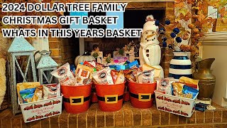 2024 DOLLAR TREE FAMILY CHRISTMAS GIFT BASKETWHATS IN MY GIFT BASKETFOLLOW METAWANDASBLESSEDLIFE [upl. by Pampuch]