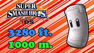 Super Smash Bros 4 3DS  Getting 3280 Feet  1000 Meters in HomeRun Contest Smash Bros Guides [upl. by Yelroc745]