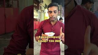 Pani puri Price in Dubai 🇦🇪😱🔥 shubhamuk07 dubailife panipuri shortsviral [upl. by Joao]