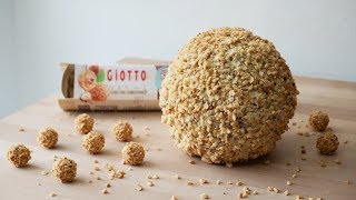 XXL Giotto Selber Machen Rezept  Homemade Giant Giotto Recipe  ENG SUBS [upl. by Fitzsimmons]