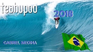 Gabriel Medina em Teahupoo 2018  round 3 [upl. by Akeyla]