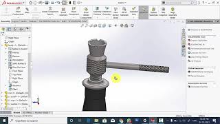 Screw Jack Assembly using Solidworks  2  Assembly  Solidworks Tutorials for Beginners [upl. by Ontine557]