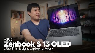 Asus Zenbook S 13 OLED Review  Ultra Thin amp Light Laptop for Work [upl. by Conger]