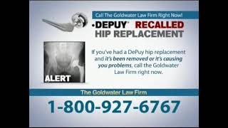 RARE Goldwater Law Firm  DePuy Hip Implant Recall 2010 [upl. by Marcille]