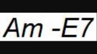 Am  E7 Backing Track Minor I  V [upl. by Gillead]