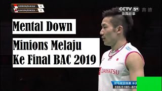 SemiFinal KevinGideon Vs KamuraSonoda Badminton Asia Championship 2019 [upl. by Chuipek]