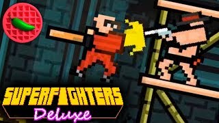 SUPERFIGHTING FINALLY  Lets Play Superfighters Deluxe Free PC Game Alpha Build [upl. by Lukey794]