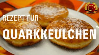 Wunderbares Quarkkeulchen Rezept zum selber backen Omas DDR Rezept [upl. by Yrak]