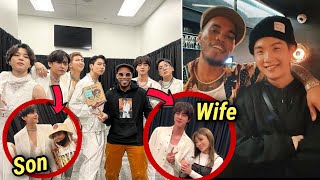 SILK SONIC x BTS Anderson Paak went to BTS Concert in LA with His Son and Wife [upl. by Rochester]