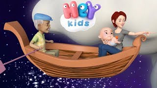 Fış Fış Kayıkçı şarkısı  Bebek Ninnileri  Bebek Şarkıları  HeyKids [upl. by Suoirtemed]