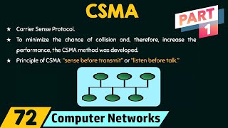 Carrier Sense Multiple Access CSMA – Part 1 [upl. by Garreth]