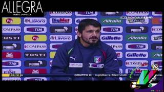 CONFERENZA STAMPA GATTUSO PARLA DI TOTTI CASSANO BALOTELLI  MONDIALI 2010  12062010 [upl. by Irra]