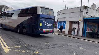 Buses and coaches at Ayr Sandgate bus station [upl. by Westphal]