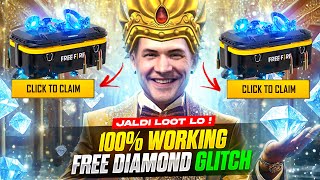 100 WORKING FREE DIAMOND GLITCH 💎 Secret Trick 2024 🔥 GARENA FREE FIRE [upl. by Meesan]