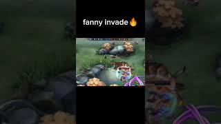 fanny best invade this season 🔥 incognitogaming mobilelegends fannyinvade chou shortvideo [upl. by Michiko]