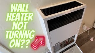 WALL HEATER NOT WORKING [upl. by Wagshul]