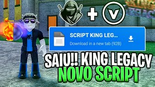 🔥SAIU King Legacy Script Hack AUTO FARM  AUTO KAIDO  RAID MOBILE [upl. by Tuddor]