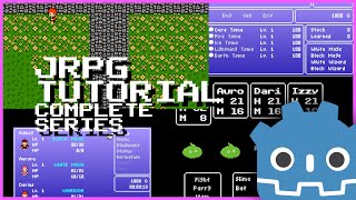 How To Make a 2D TurnBased JRPG in Godot  Part 1  Organization Battle Loop Menus Taking Damage [upl. by Goss]