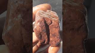 meteorite  collection  🫠💯  🙏 new find  red ♥️ achondrite  stoney  METEORITE [upl. by Crescantia]