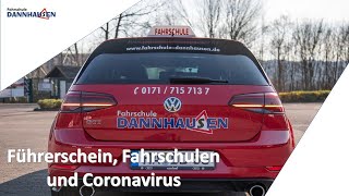 Führerschein Fahrschulen und Coronavirus  Fahrschule Dannhausen 🚗🏍 Hagen  Hohenlimburg [upl. by Haidej]